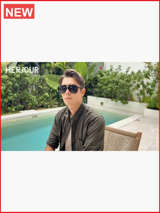 3 Pack Retro Square Aviator Sunglasses Oversized Vintage 70s Classic main image 4